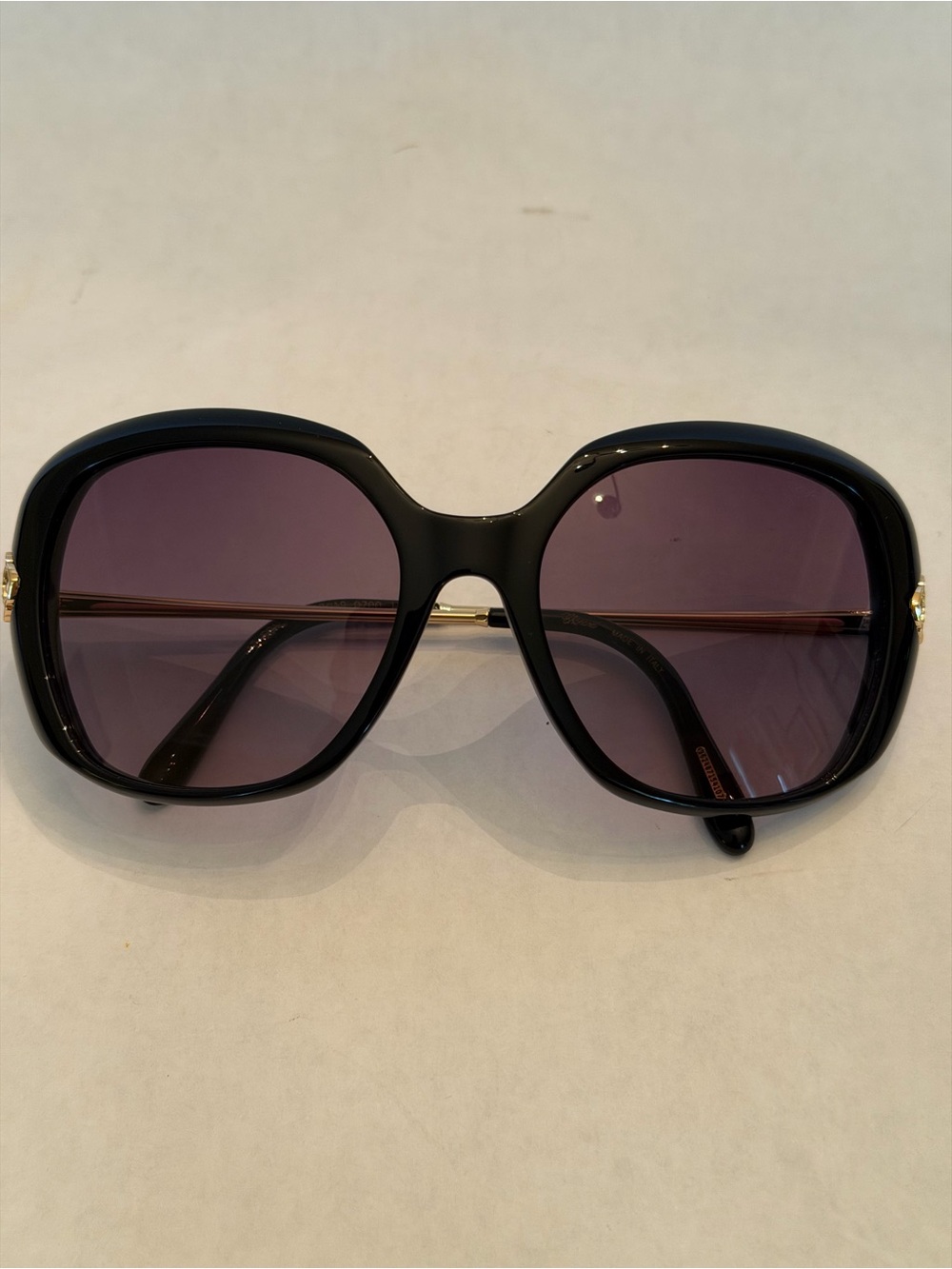Chopard Women's Oversized Black Sunglasses with Gradient Lenses